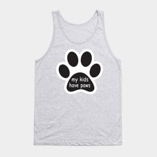 My kids have paws Tank Top